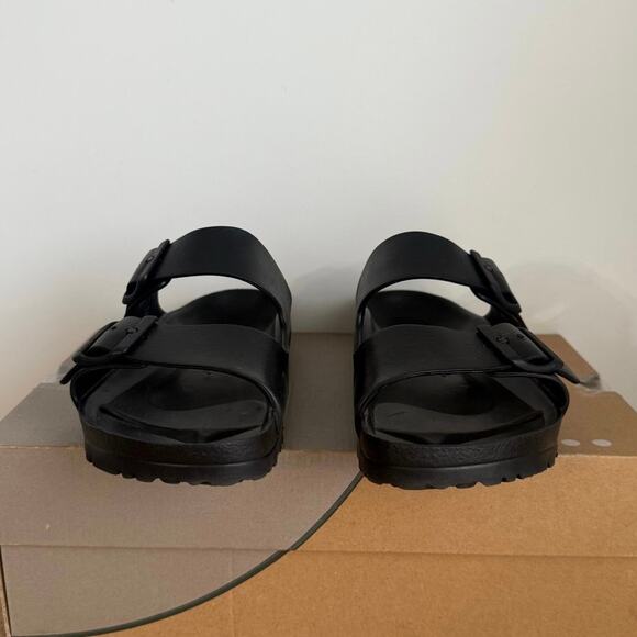 Birkenstock Arizona Eva ‘Black’ Buckle Slide Sandals Slipper- SZ Men 7- Women 9